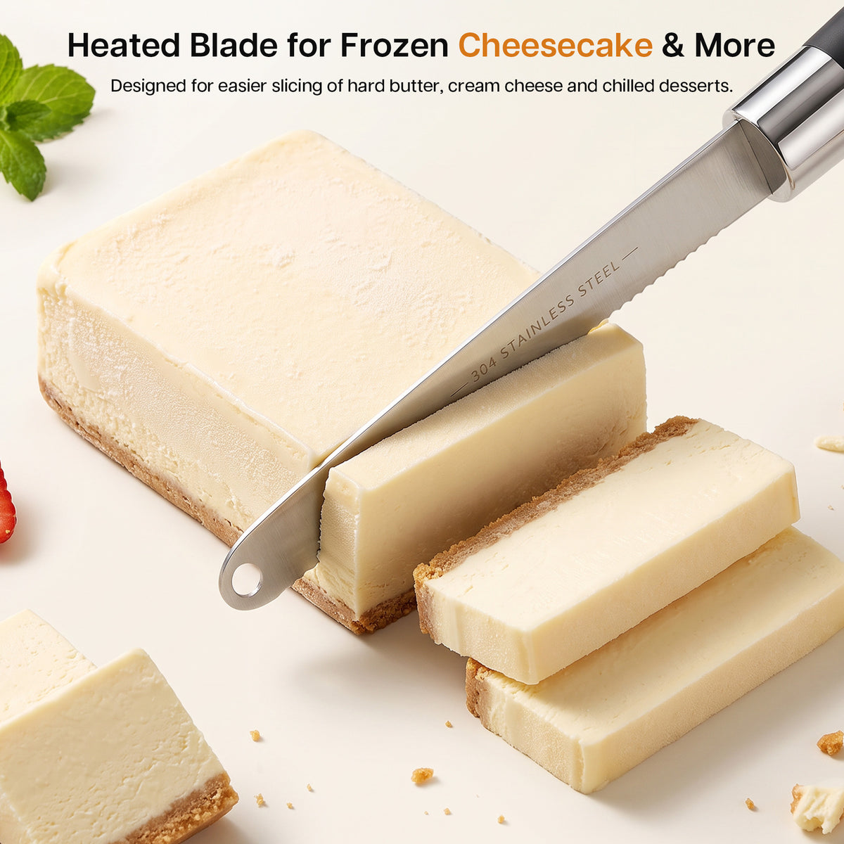 TOMTAB Heated Butter Knife Spreader