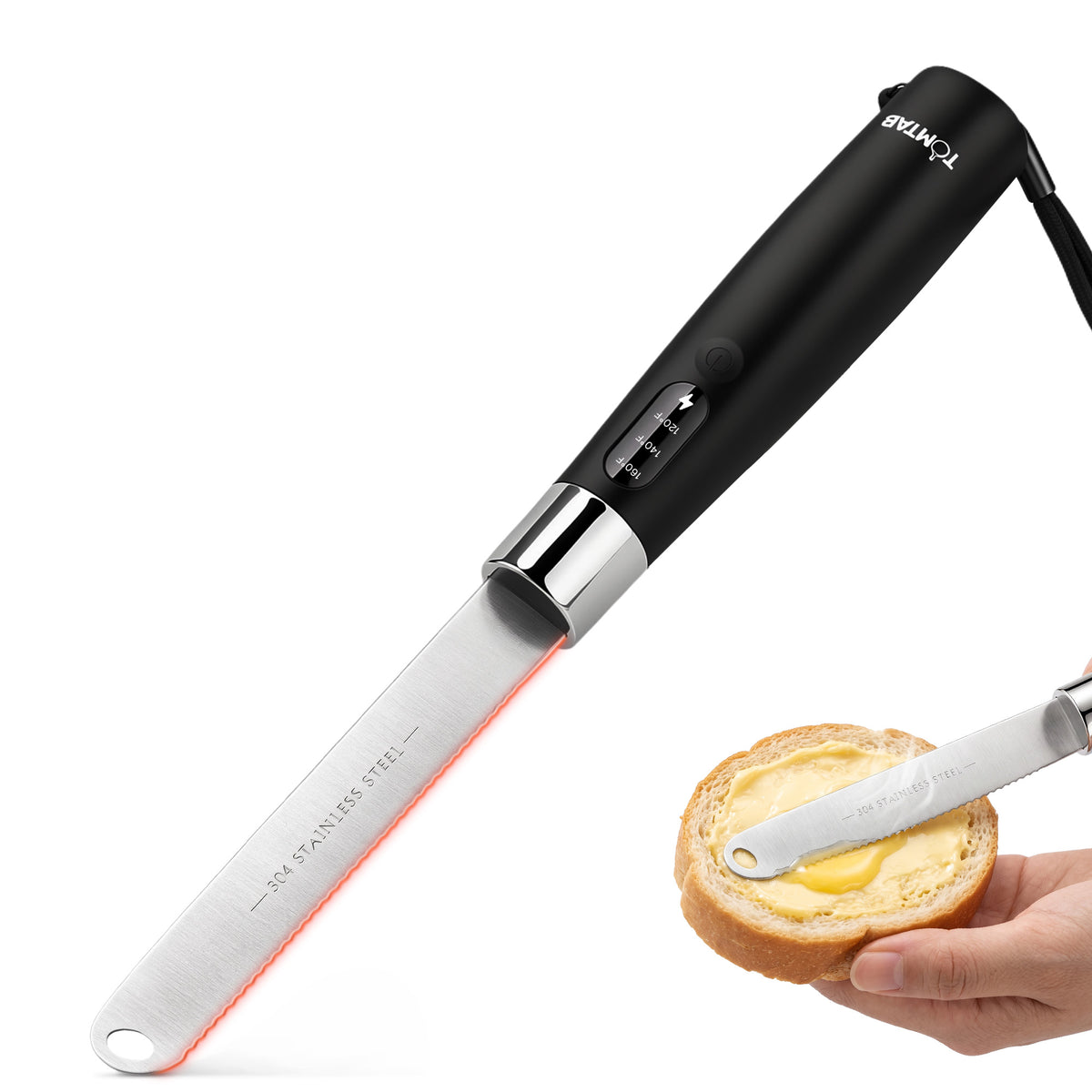 TOMTAB Heated Butter Knife Spreader