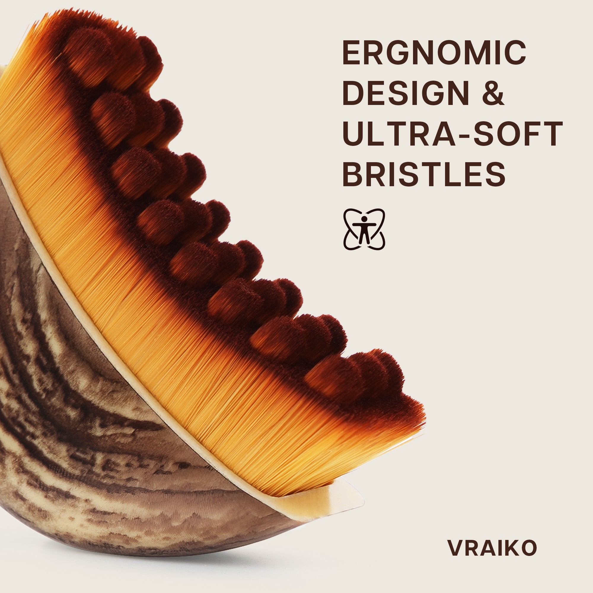 VRAIKO Lymphatic Contour Face Brush