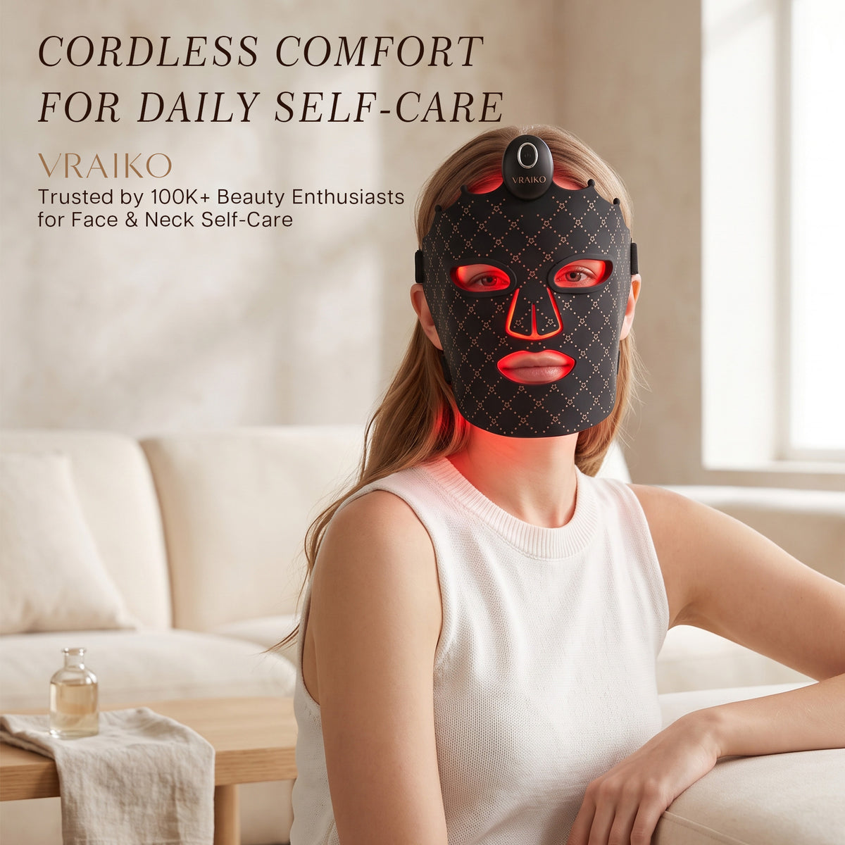 VRAIKO Red Light Therapy Mask