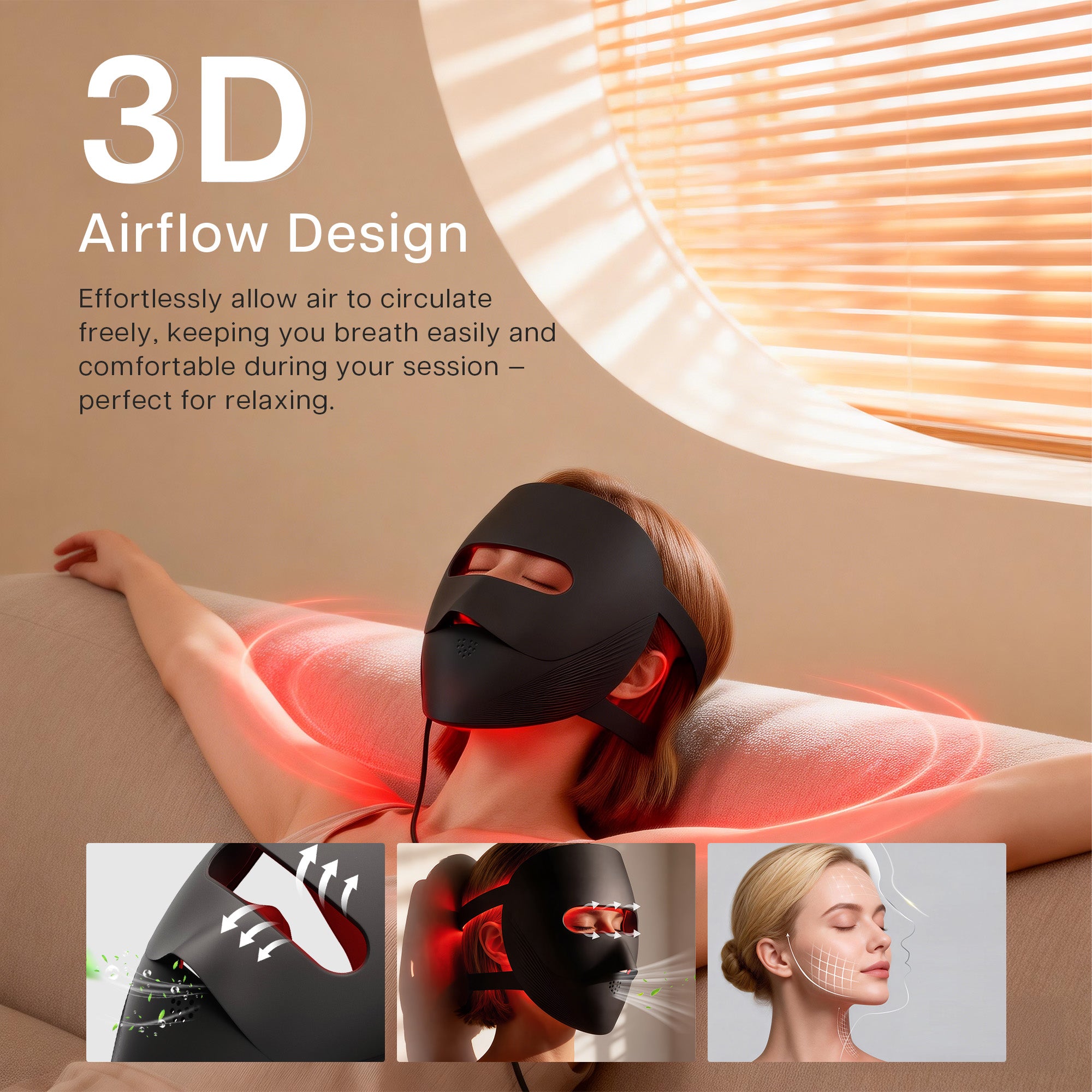 VRAIKO 9D LED Face Mask