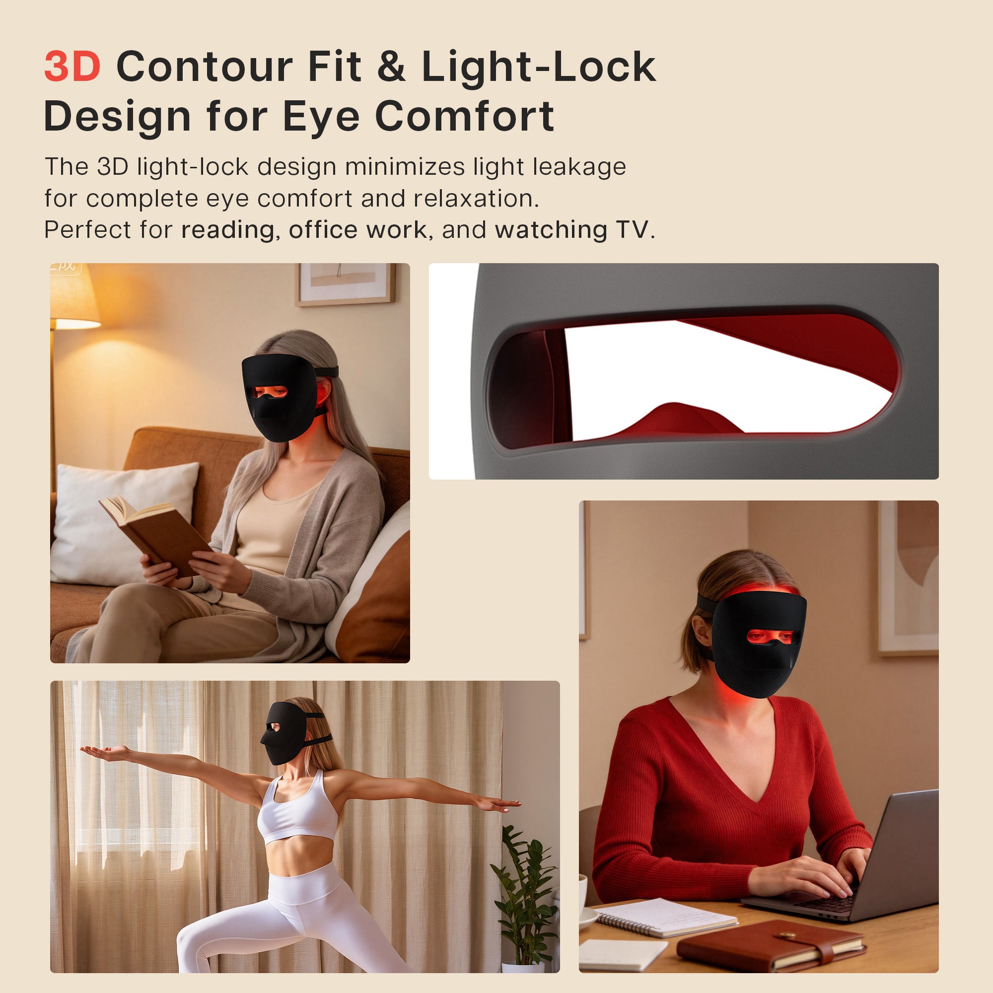 VRAIKO 9D LED Face Mask