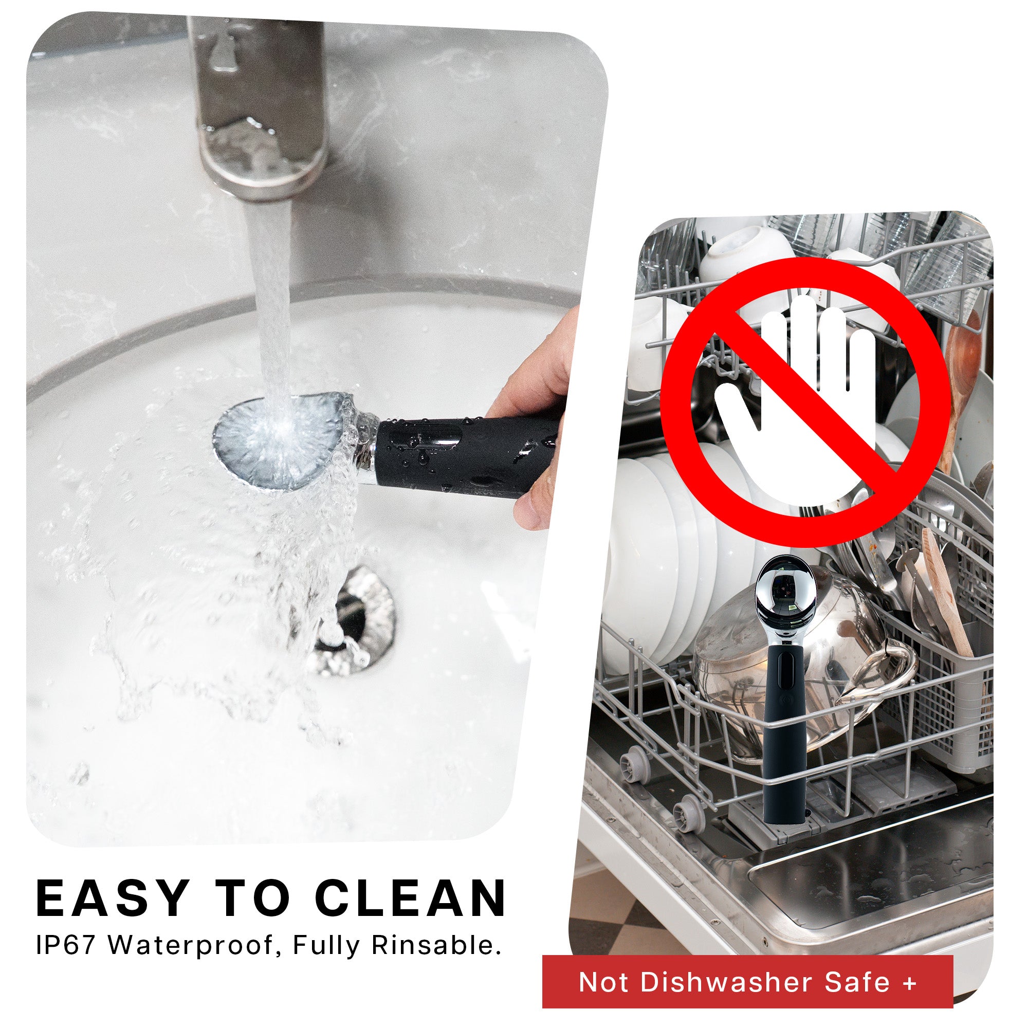 VRAIKO Heated Ice Cream Scoop (Black)