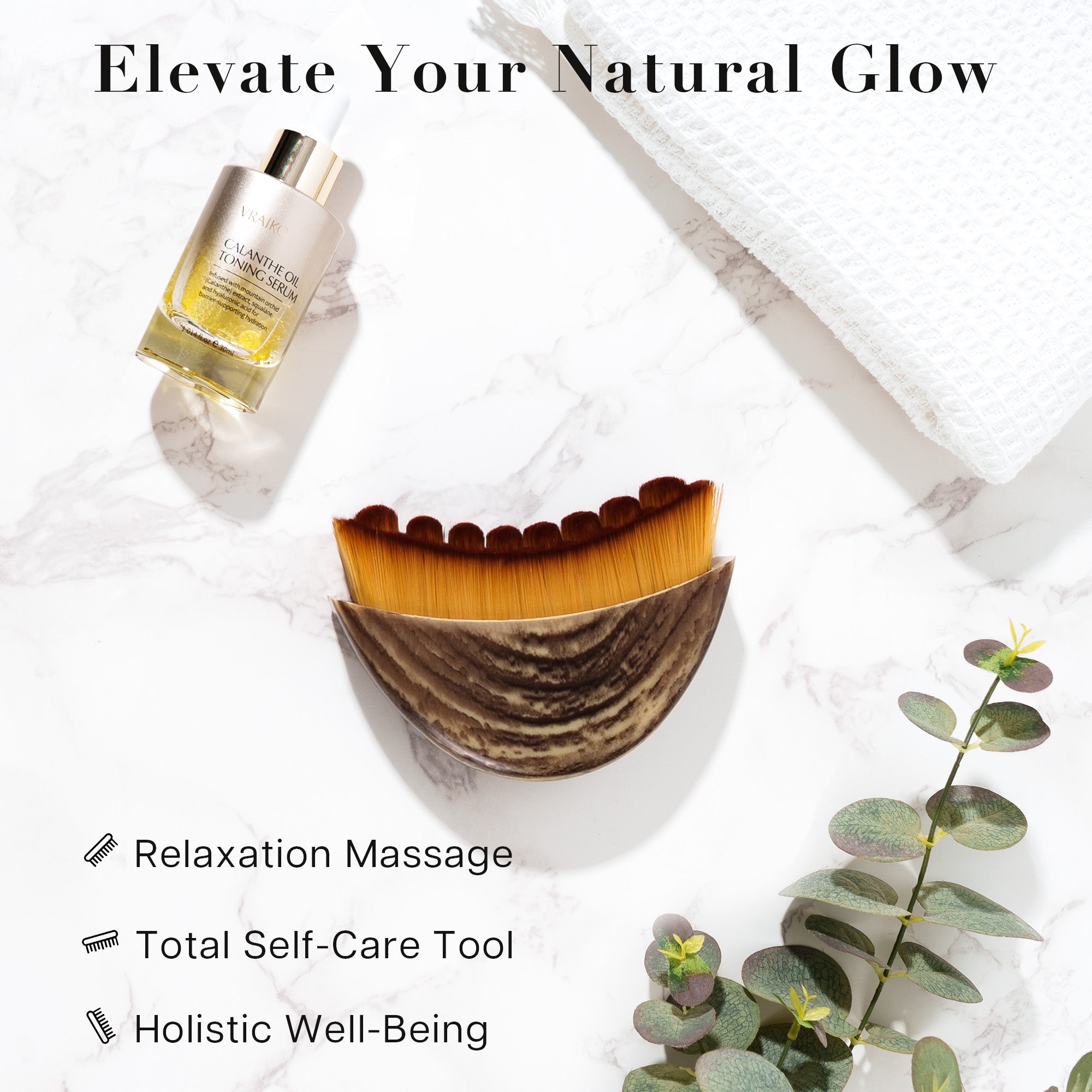 VRAIKO Lymphatic Contour Face Brush