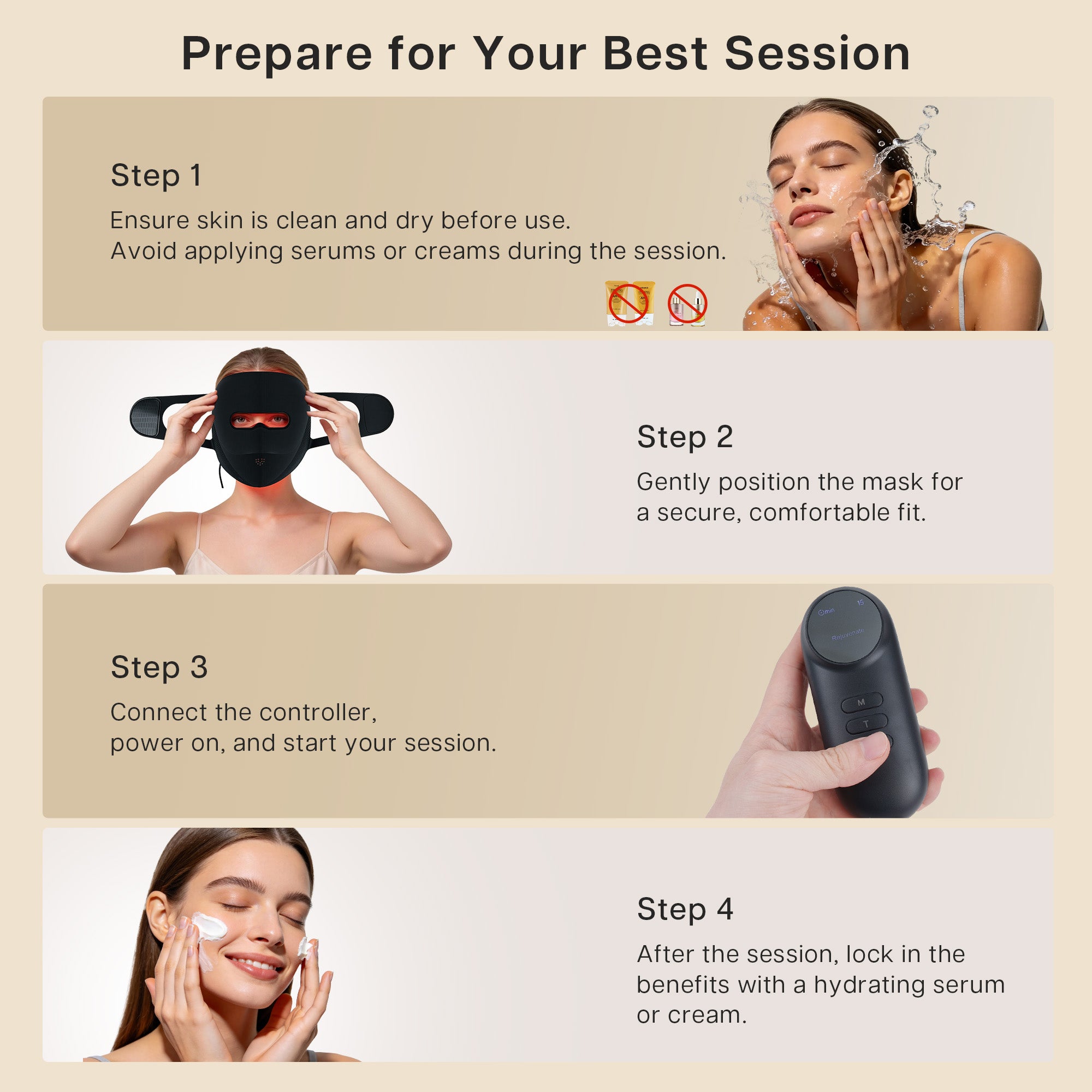 VRAIKO 9D LED Face Mask