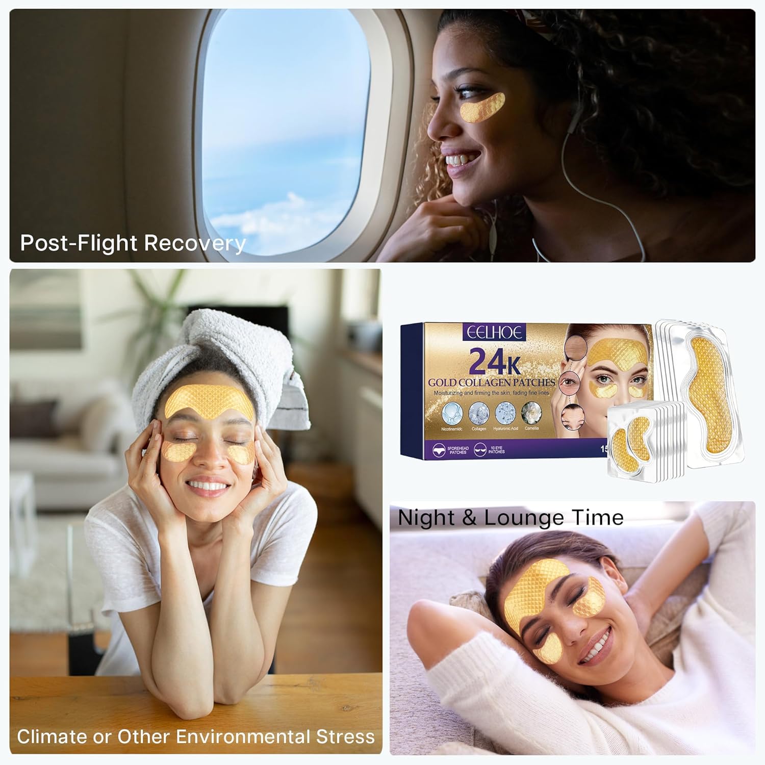 Under Eye & Forehead Wrinkle Patches Duo