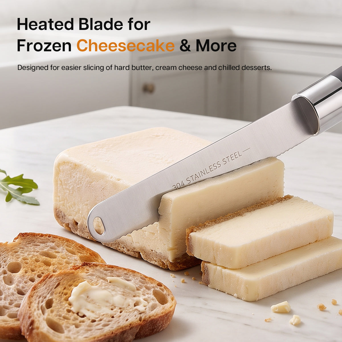 TOMTAB Heated Butter Knife Spreader