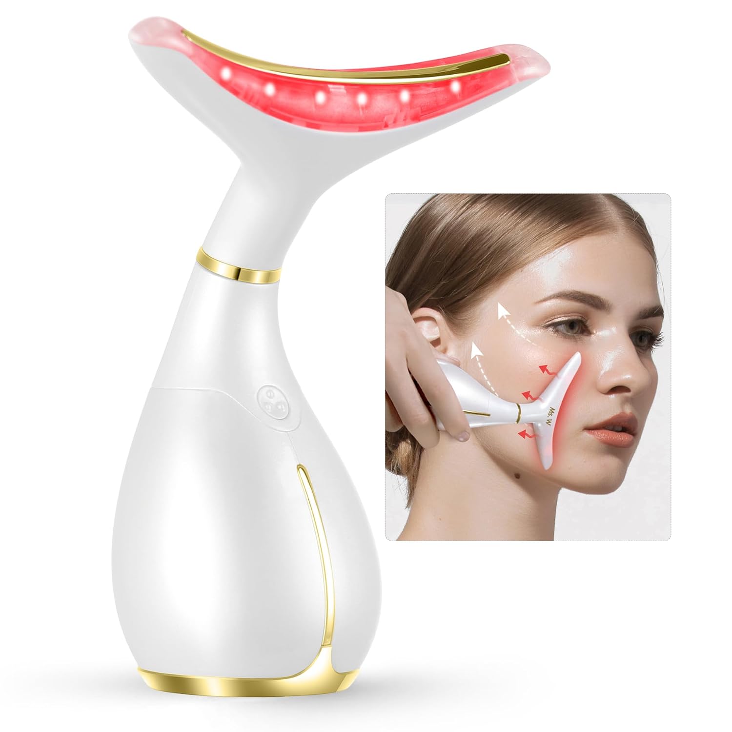 Ms.W Red Light Face Massager Tool