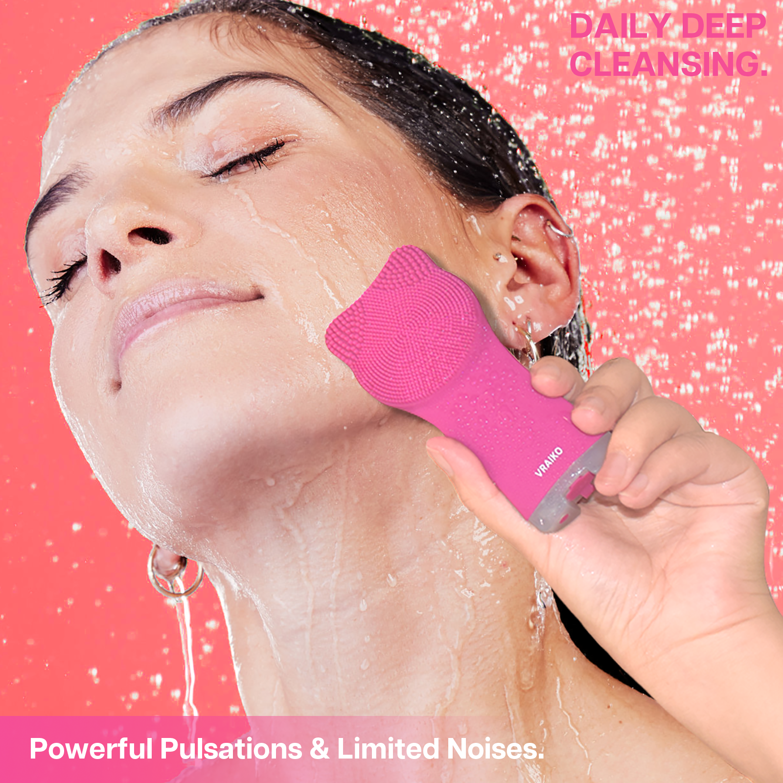 MIA Facial Cleansing Device (Rose)