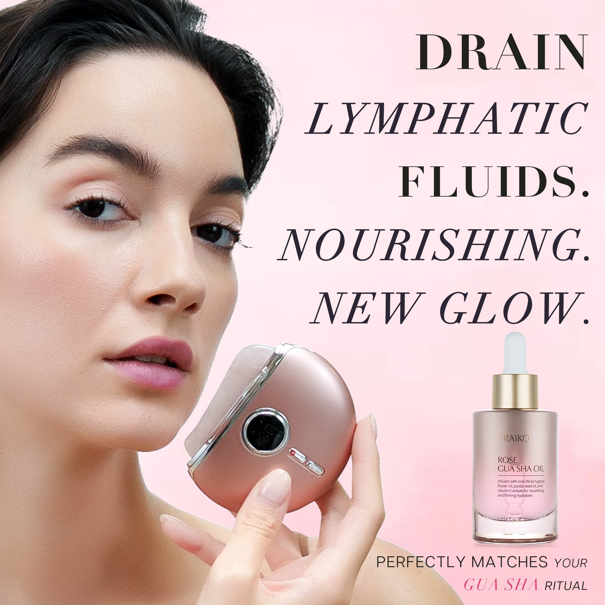 Rosa Rugosa & Jojoba Gua Sha Face Oil Serum