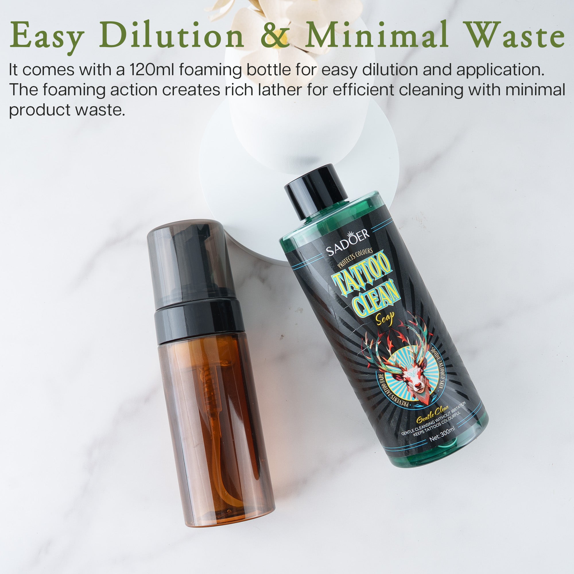 olephira SADOER Ultra-Concentrated Tattoo Green Soap