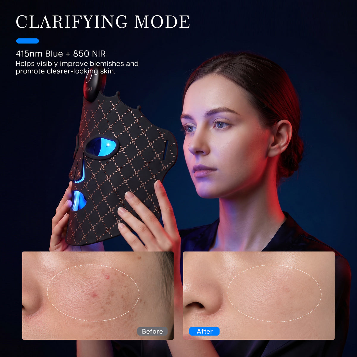 VRAIKO Red Light Therapy Mask