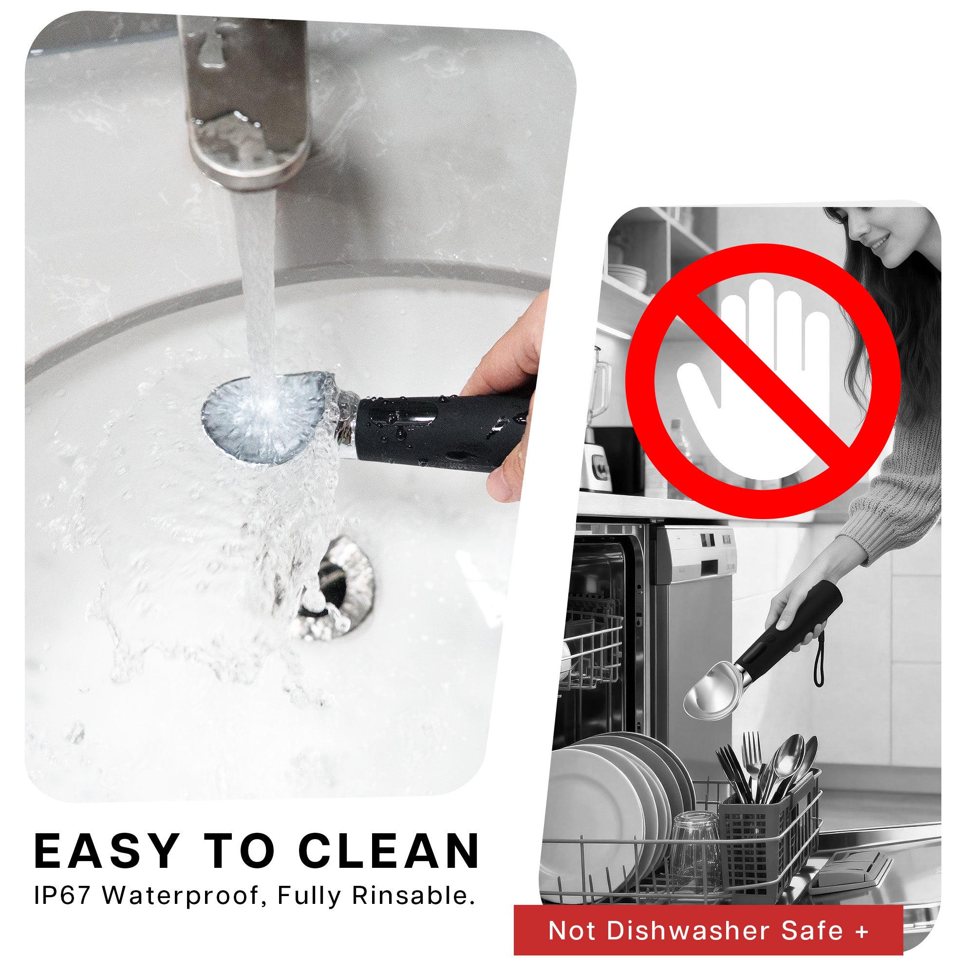 TOMTAB Heated Ice Cream Scoop