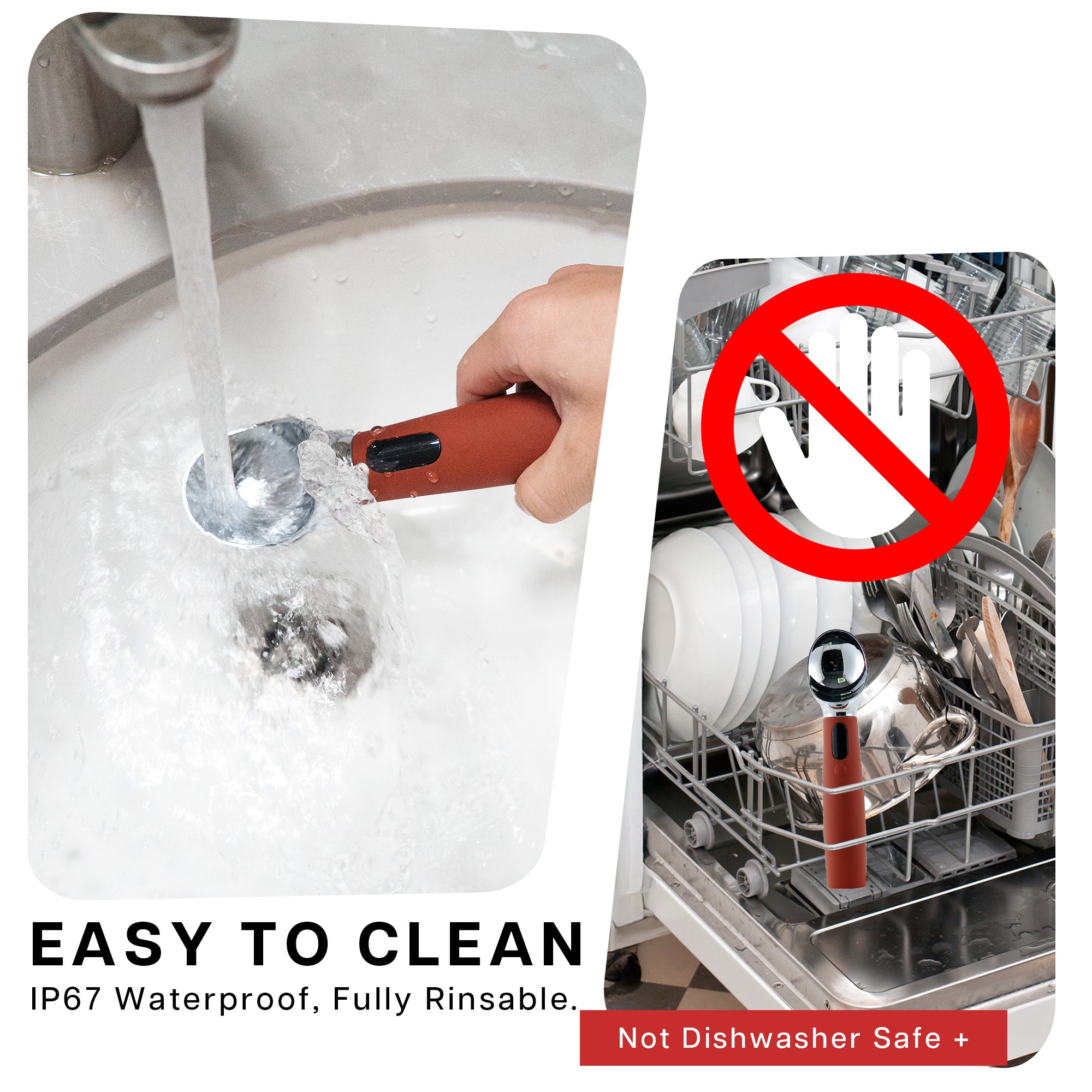 VRAIKO Heated Ice Cream Scoop (BROWN)