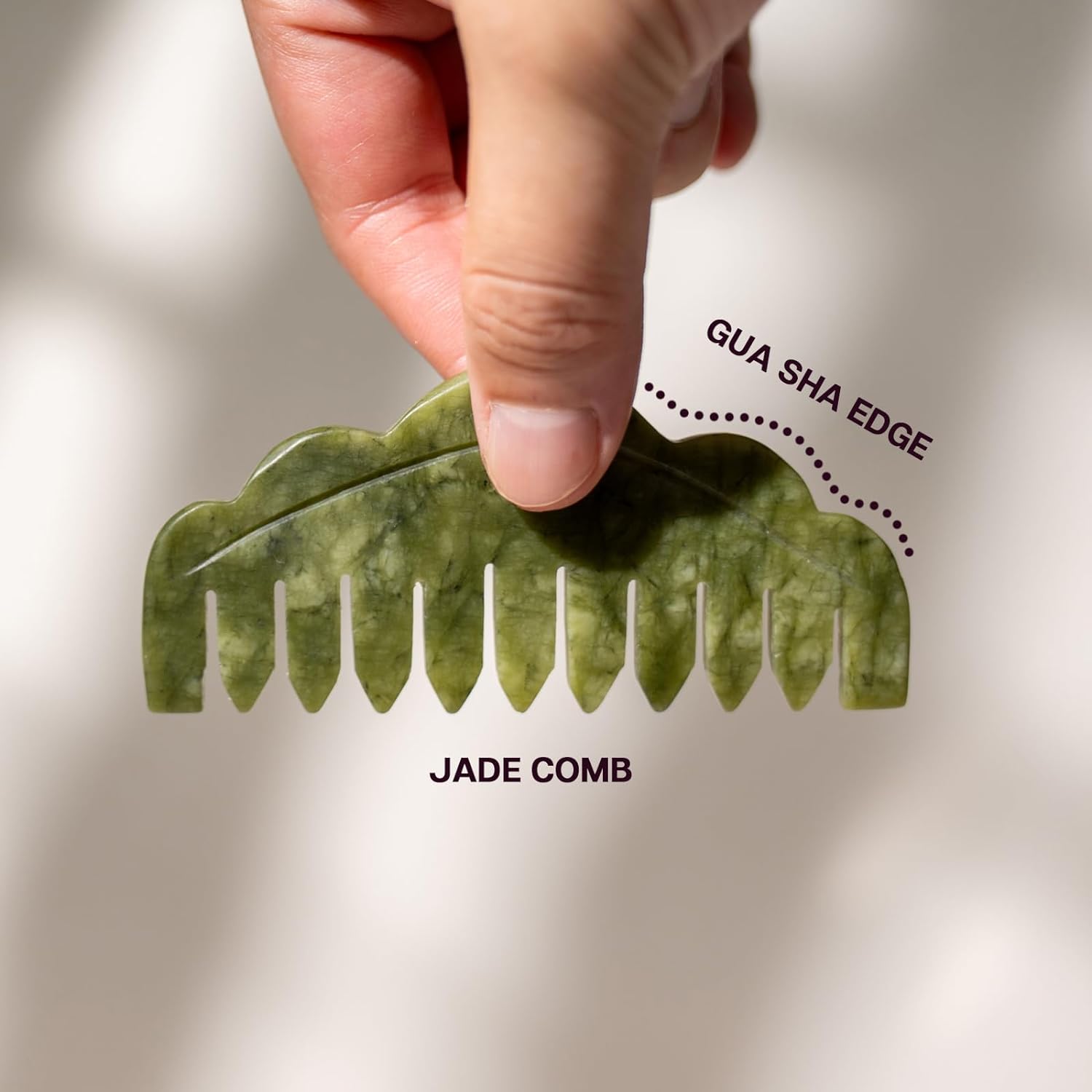 Jade Comb Scalp Massager