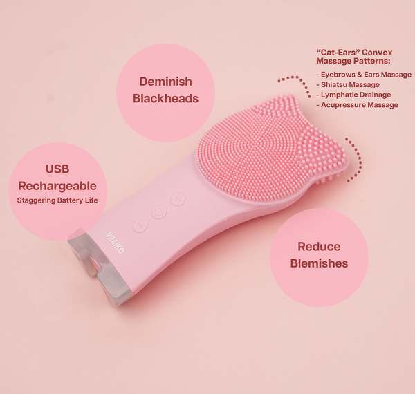 MIA Facial Cleansing Device (Pink)