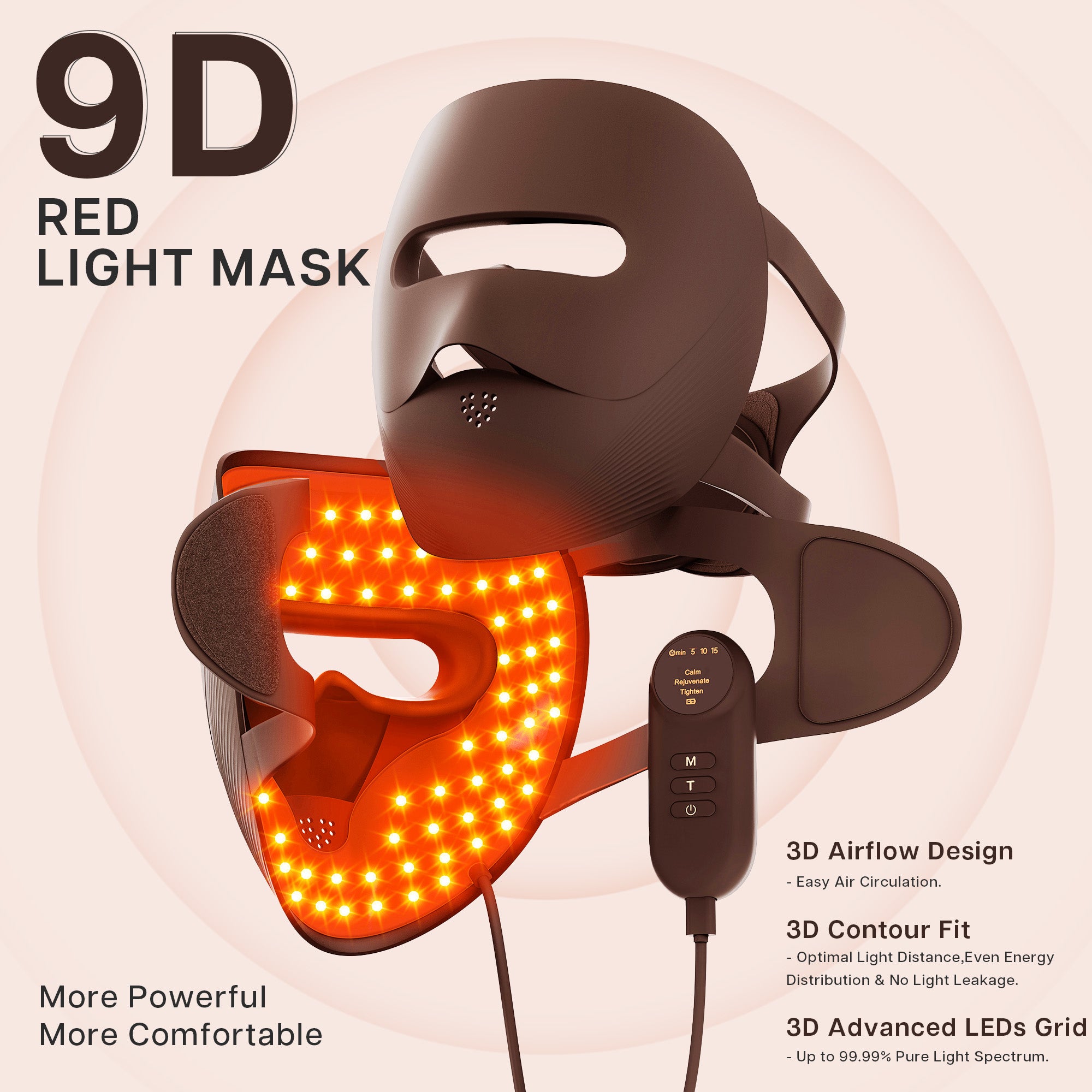 VRAIKO 9D LED Face Mask
