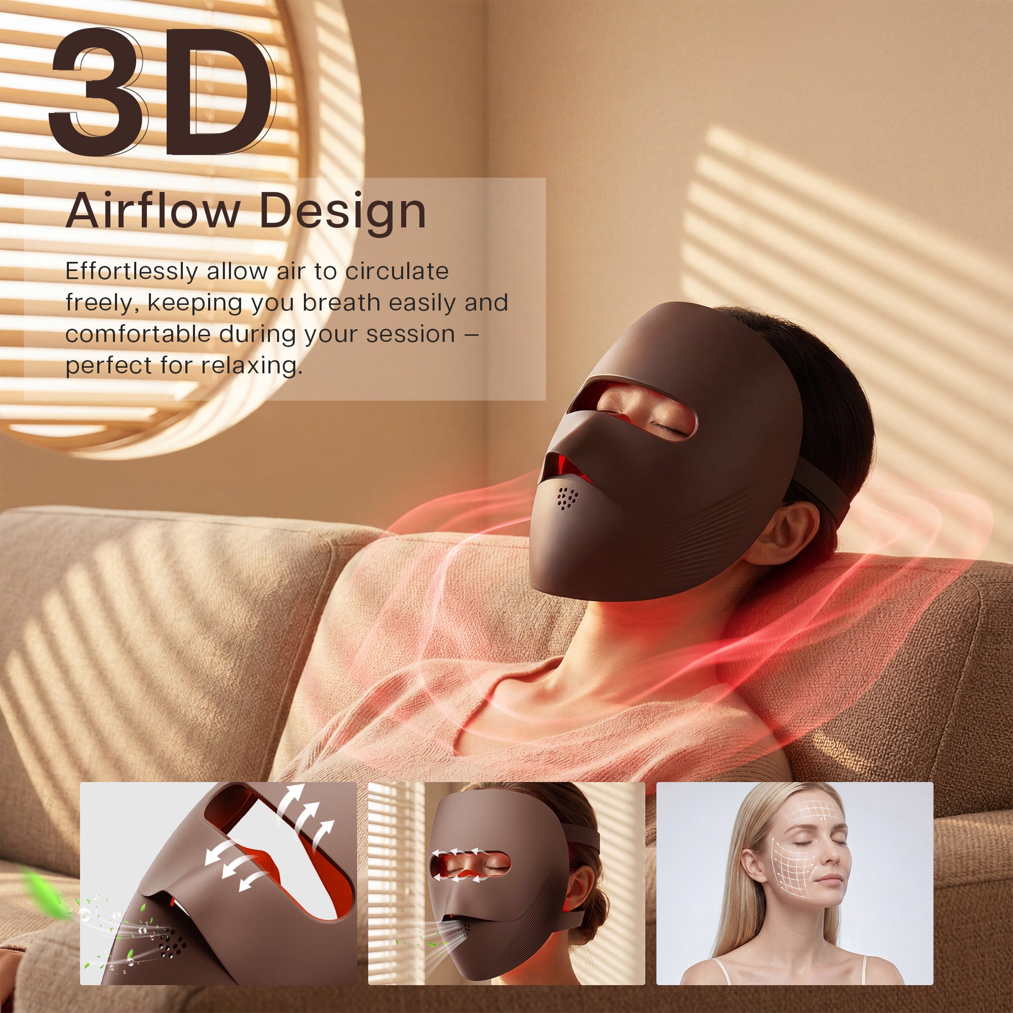 VRAIKO 9D LED Face Mask