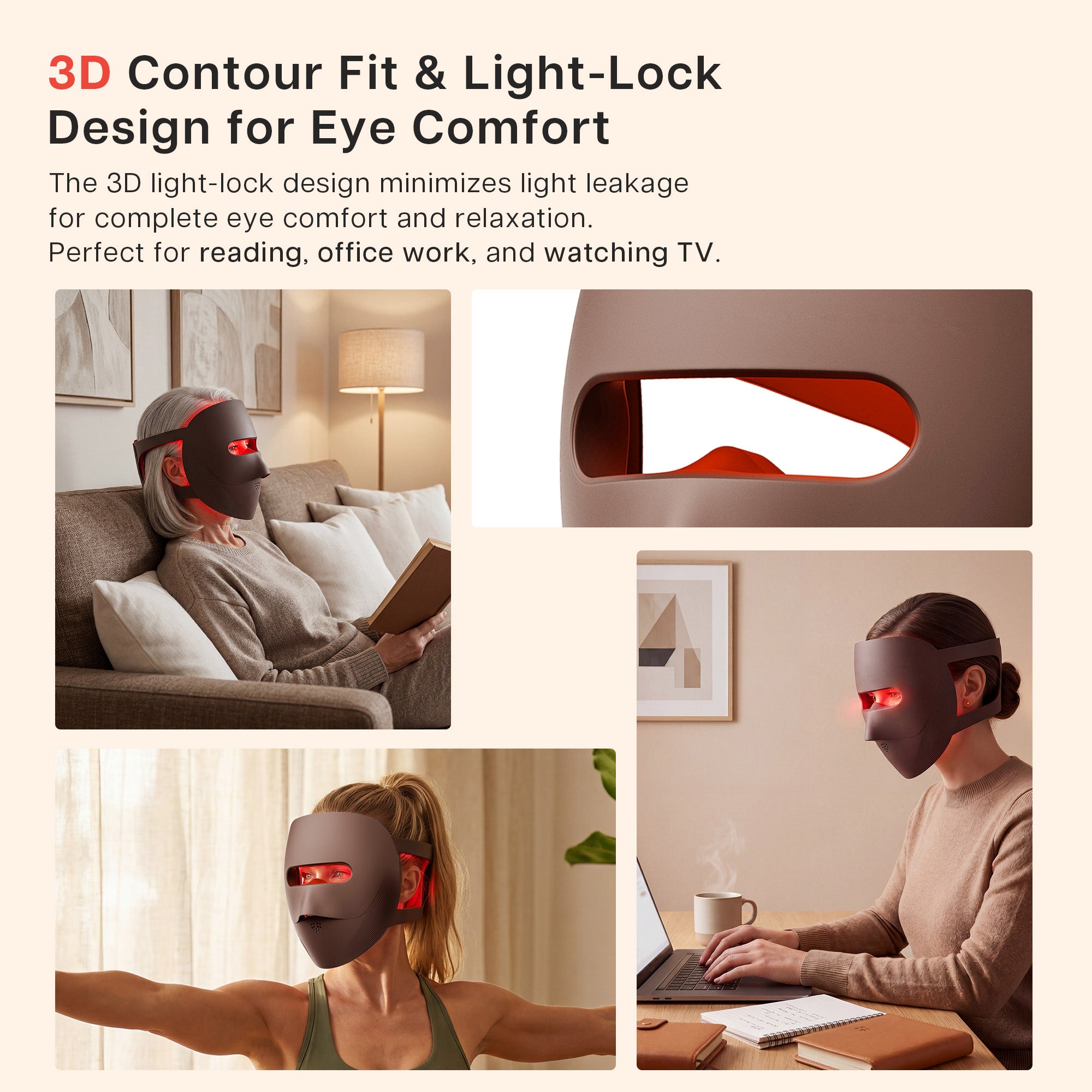 VRAIKO 9D LED Face Mask