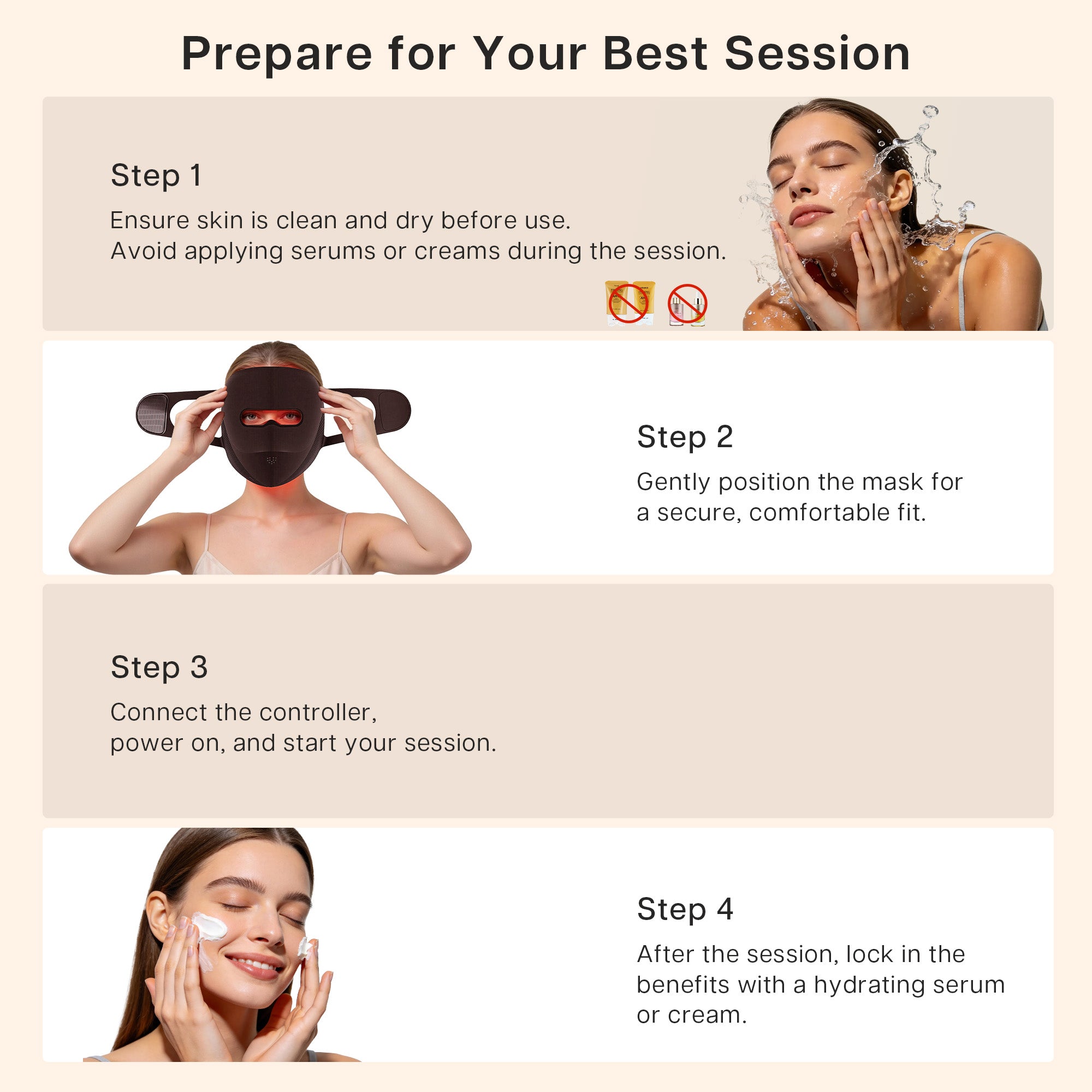VRAIKO 9D LED Face Mask